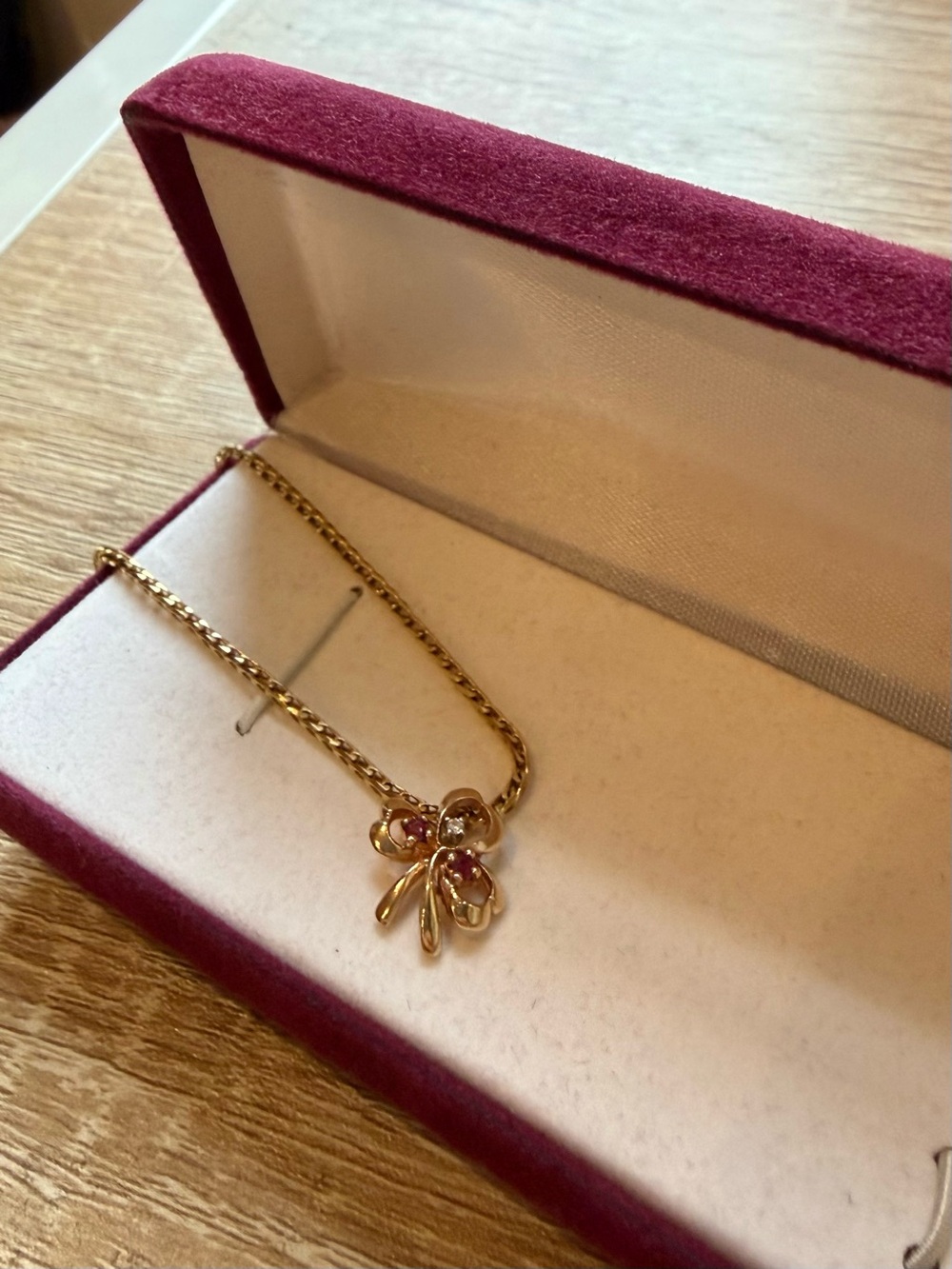 10K Yellow Gold Diamond Clover Charm Pendant